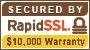 Pečeť certifikační autority RapidSSL